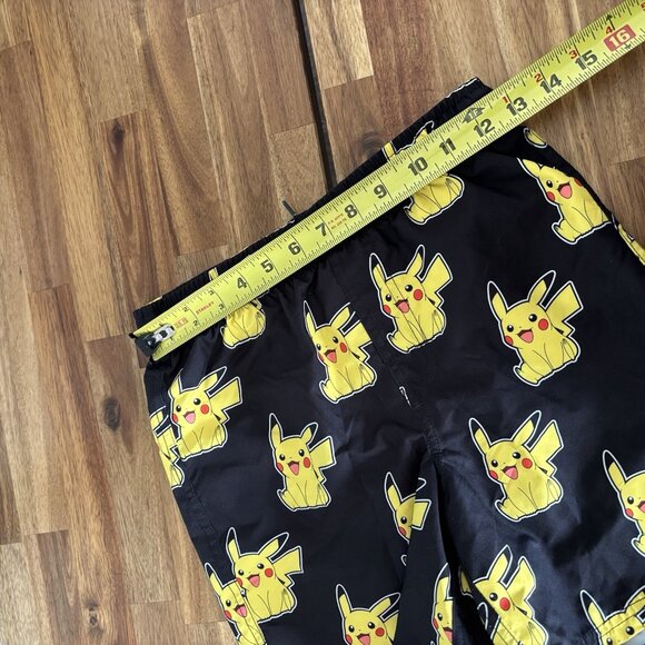 Pokemon Swim Trunks Shorts Boy Size Large 10-12 Pikachu Vacation Pool Beach NWT - Picture 6 of 9